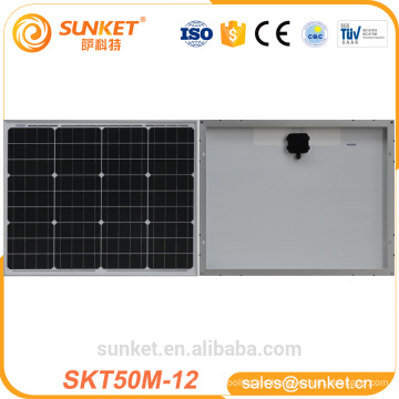 panel solar pequeño de alta calidad mono 50w